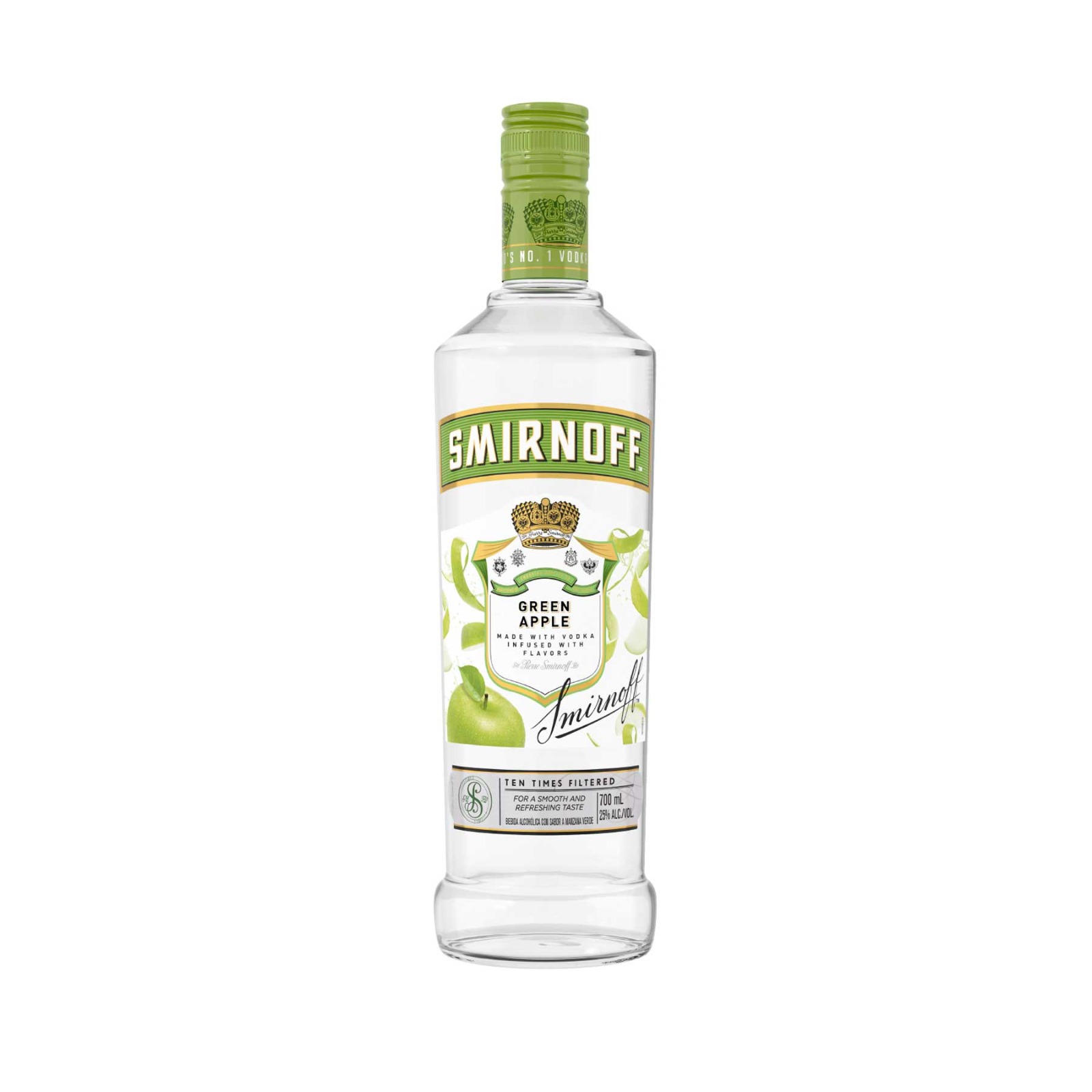 Vodka SMIRNOFF Apple Botella 750ml
